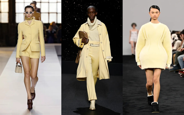 Butter yellow fashion trend