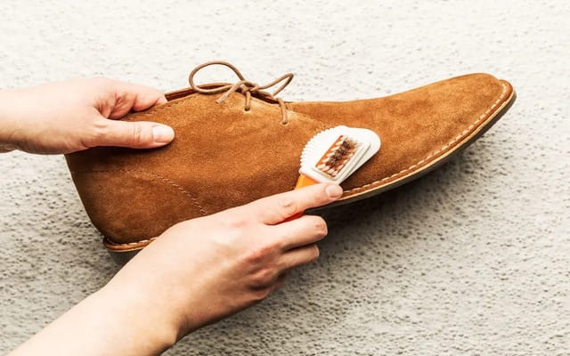 Clean the leather shoes properly